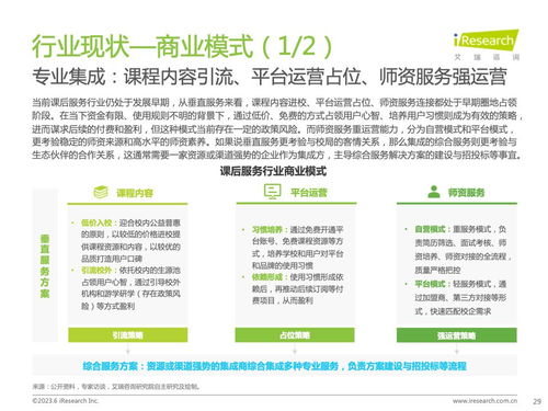 《洞察未來(lái)，賦能成長(zhǎng) 艾瑞咨詢(xún)2023年全球課后服務(wù)行業(yè)報(bào)告深度解讀》